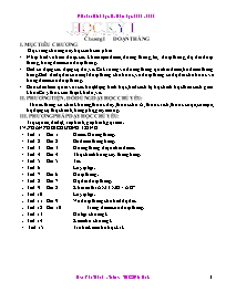 Giáo án môn Hình học Lớp 6 - Năm học 2011-2012 - Ngô Văn Thành