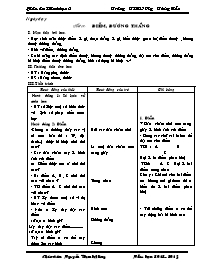 Giáo án môn Hình học Lớp 6 - Tiết 1 đến 14 - Năm học 2012-2013 - Nguyễn Thanh Tùng
