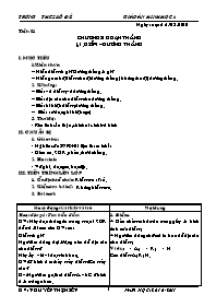 Giáo án môn Hình học Lớp 6 - Tiết 1 đến 15 - 