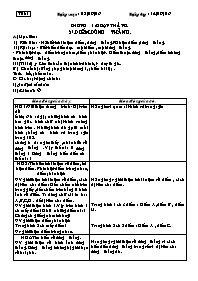 Giáo án môn Hình học Lớp 6 - Tiết 1 đến 20 - 