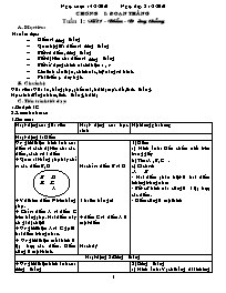 Giáo án môn Hình học Lớp 6 - Tiết 1 đến 25 - 