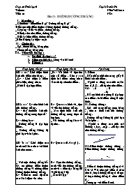 Giáo án môn Hình học Lớp 6 - Tiết 1 đến 27 - Năm học 2010-2011 - Thạch Danh On