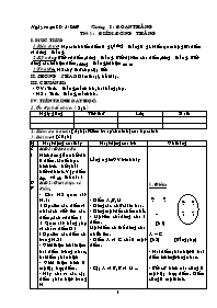 Giáo án môn Hình học Lớp 6 - Tiết 1 đến 28 - Năm học 2009-2010