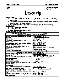 Giáo án môn Hình học Lớp 6 - Tiết 10: Luyện t