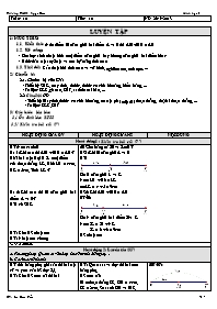 Giáo án môn Hình học Lớp 6 - Tiết 10: Luyện t