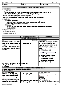 Giáo án môn Hình học Lớp 6 - Tiết 11, Bài 9: 