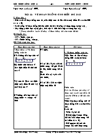 Giáo án môn Hình học Lớp 6 - Tiết 11 đến 14 -