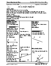 Giáo án môn Hình học Lớp 6 - Tiết 15 đến 26 -