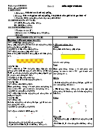Giáo án môn Hình học Lớp 6 - Tiết 15: Nửa mặt