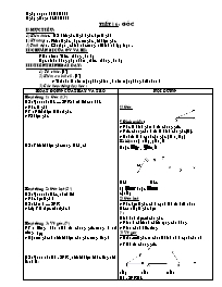 Giáo án môn Hình học Lớp 6 - Tiết 16 đến 28 -