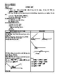 Giáo án môn Hình học Lớp 6 - Tiết 19: Luyện t