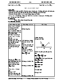 Giáo án môn Hình học Lớp 6 - Tiết 21 đến 25 - Năm học 2009-2010 - Đặng Thị Hương