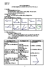 Giáo án môn Hình học Lớp 6 - Tiết 27: Ôn tập chương II (với sự trợ giúp của máy tính cầm tay Casio, Vinancal,...)