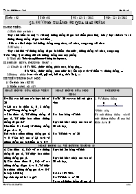 Giáo án môn Hình học Lớp 6 - Tiết 3, Bài 3: Đ