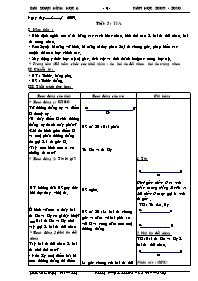 Giáo án môn Hình học Lớp 6 - Tiết 5 đến 10 - Năm học 2009-2010 - Đặng Thị Hương