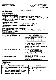 Giáo án môn Hình học Lớp 6 - Tiết 6: Luyện tập - Năm học 2008-2009 - Đinh Hữu Thiệp
