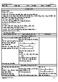 Giáo án môn Hình học Lớp 6 - Tiết 6: Luyện tậ