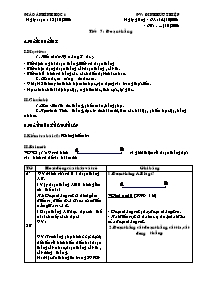 Giáo án môn Hình học Lớp 6 - Tiết 7: Đoạn thẳng - Năm học 2008-2009 - Đinh Hữu Thiệp