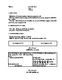 Giáo án môn Hình học Lớp 6 - Tiết 81 đến 82 (bản 2 cột)