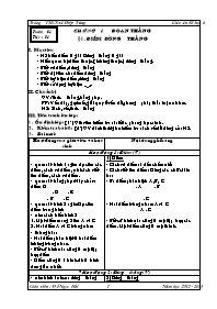 Giáo án môn Hình học Lớp 6 - Tuần 1 - Năm học 2012-2013 - Đỗ Ngọc Hải