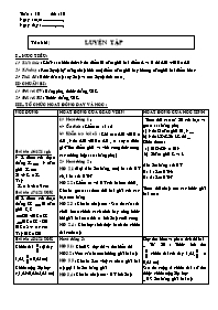 Giáo án môn Hình học Lớp 6 - Tuần 10 - Tiết 1
