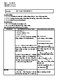 Giáo án môn Hình học Lớp 6 - Tuần 13 - Tiết 1