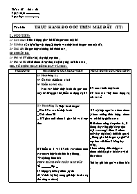 Giáo án môn Hình học Lớp 6 - Tuần 23 - Tiết 2