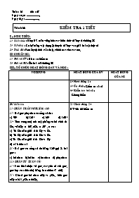 Giáo án môn Hình học Lớp 6 - Tuần 27 - Tiết 2