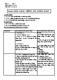 Giáo án môn Hình học Lớp 6 - Tuần 4 - Tiết 4: