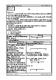 Giáo án môn Hình học Lớp 6 - Tuần 5 đến 6 - Năm học 2012-2013 - Lư Thị Ly