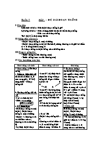 Giáo án môn Hình học Lớp 6 - Tuần 7 - Tiết 7: Độ dài đoạn thẳng (bản 3 cột)