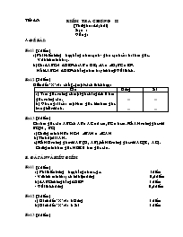 Giáo án môn Hình học Lớp 7 - Tiết 46: Kiểm tr