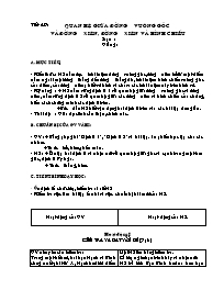 Giáo án môn Hình học Lớp 7 - Tiết 49 đến 50 (