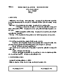 Giáo án môn Hình học Lớp 7 - Tiết 53 đến 54 (
