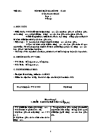 Giáo án môn Hình học Lớp 7 - Tiết 63 đến 64 (