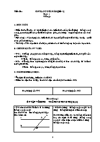 Giáo án môn Hình học Lớp 7 - Tiết 68 đến 69 (