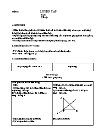 Giáo án môn Hình học Lớp 8 - Tiết 11 đến 12