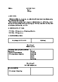 Giáo án môn Hình học Lớp 8 - Tiết 13 đến 14