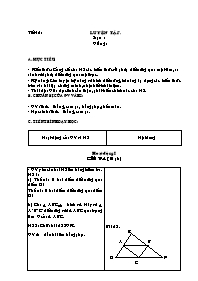 Giáo án môn Hình học Lớp 8 - Tiết 15 đến 16