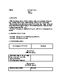 Giáo án môn Hình học Lớp 8 - Tiết 19 đến 20