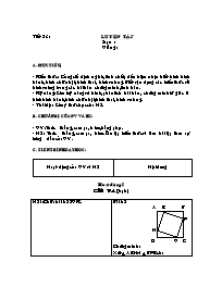 Giáo án môn Hình học Lớp 8 - Tiết 23 đến 24