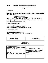 Giáo án môn Hình học Lớp 8 - Tiết 45 đến 46