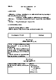 Giáo án môn Hình học Lớp 8 - Tiết 67: Ôn tập