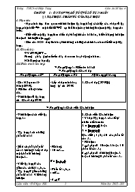Giáo án môn Số học Lớp 6 - Năm học 2011-2012 