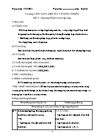 Giáo án môn Số học Lớp 6 - Năm học 2012-2013 (Bản đầy đủ)