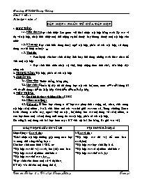 Giáo án môn Số học Lớp 6 - Tiết 1, Bài 1: Tập