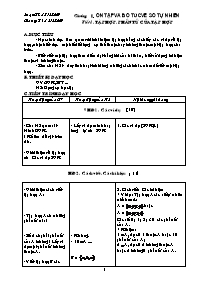 Giáo án môn Số học Lớp 6 - Tiết 1 đến 110 - Năm học 2009-2010 (bản 3 cột)