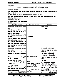 Giáo án môn Số học Lớp 6 - Tiết 1 đến 33 - Năm học 2012-2013 - Nguyễn Thanh Tùng