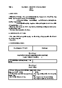 Giáo án môn Số học Lớp 6 - Tiết 1 đến 5 (bản đẹp)