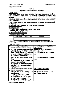 Giáo án môn Số học Lớp 6 - Tiết 1 đến 67 - Nă